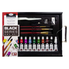 Set akvarel boja Royal Langnickel Black Series - 21 kom