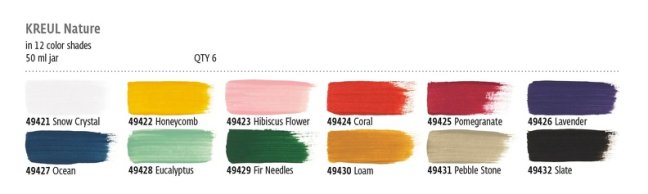 KREUL Colore naturale NATURE – 50 ml - Kreul nature: 49425- Pomegranate