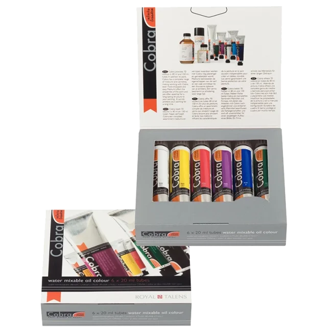 Colori a olio Cobra Artist - set iniziale 6 x 20 ml