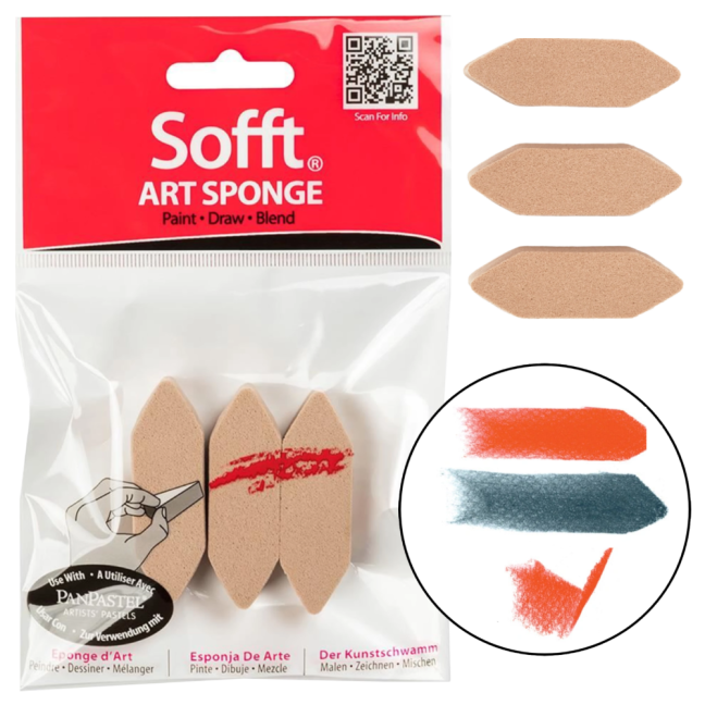 PanPastel set de bureți pentru pastel 3 bucăți – alegeți un set