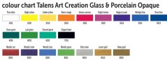 Culori pentru sticlă și porcelan ArtCreation - opace - 30 ml