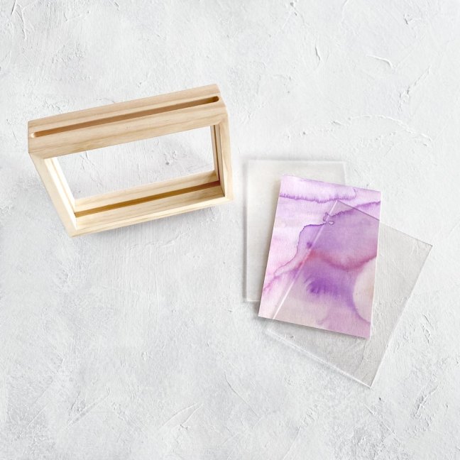 PHOENIX Leseni dvostranski okvir - izberite velikost