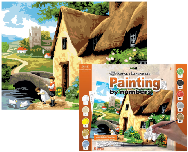 R&L Pittura con i numeri – Cottage by the River