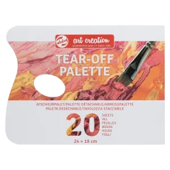Téphető paletta Talens ArtCreation – ovális 18x24 cm