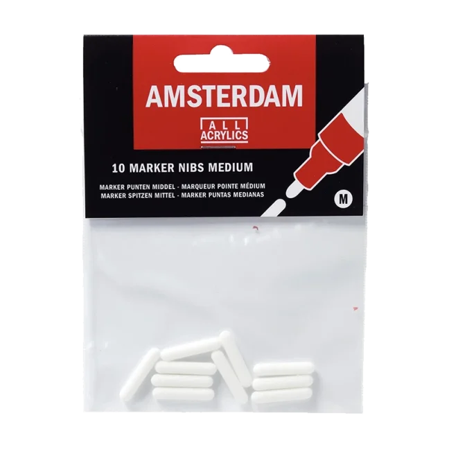 AMSTERDAM Marker - punta di ricambio 4 mm 10 pezzi