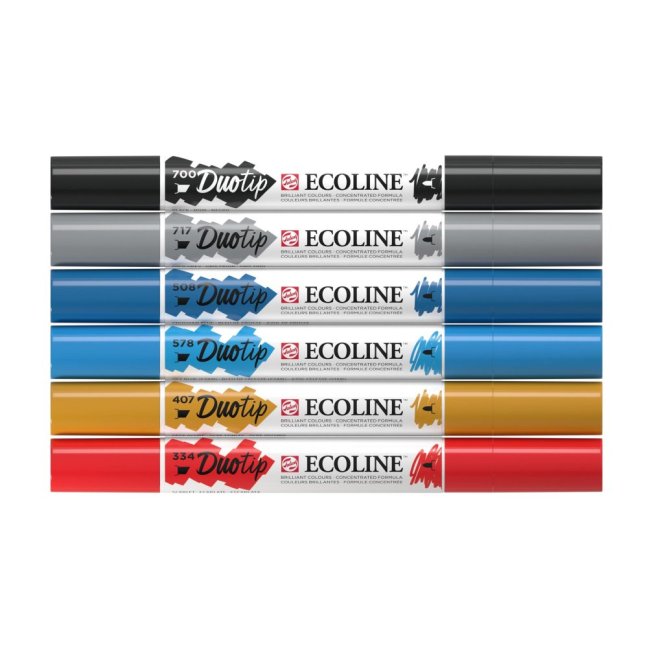 Ecoline Duotip pennarelli Set Urban | 6 colori