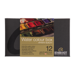 Colurs d'aquarel REMBRANDT - set da basa 12 godets