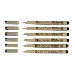 Promozione Sakura Pigma Micron fineliner set 4 + 2 gratis