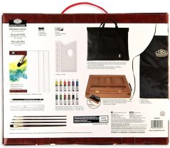 Royal Langnickel Set de pictură în acuarelă cu șevalet - 27pcs