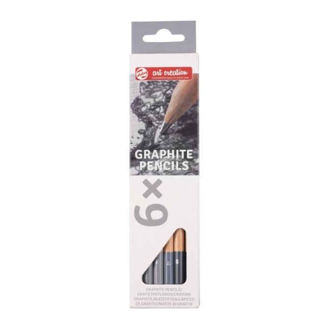Set di matite in grafite ArtCreation - 6 pezzi