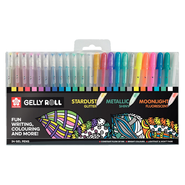 Set Misto SAKURA Gelly Roll - 24 colori