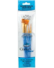 Royal & Langnickel kerek szintetikus ecsetkészlet - 4db