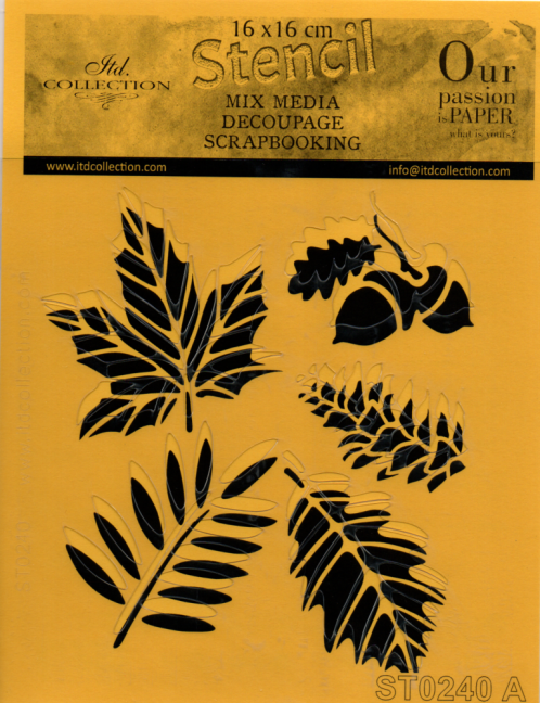 Šablóna z fólie - LISTY