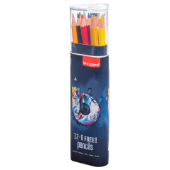 Bruynzeel színes ceruza készlet - Sötét -12 + 6 db!