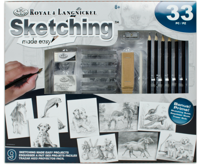 R&L set creativo per schizzi – 33 pz