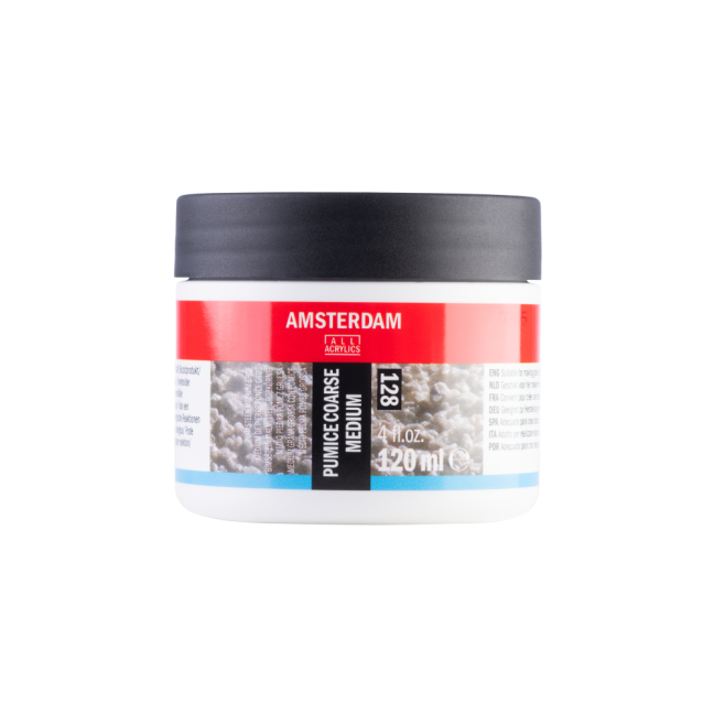 Amsterdam mediu de structurare Pumice 128 mini – 120 ml