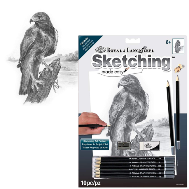 Set da disegno Royal & Langnickel con motivo - Falco