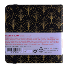 Blok na skicování Art Creation 12x12cm - Art Deco