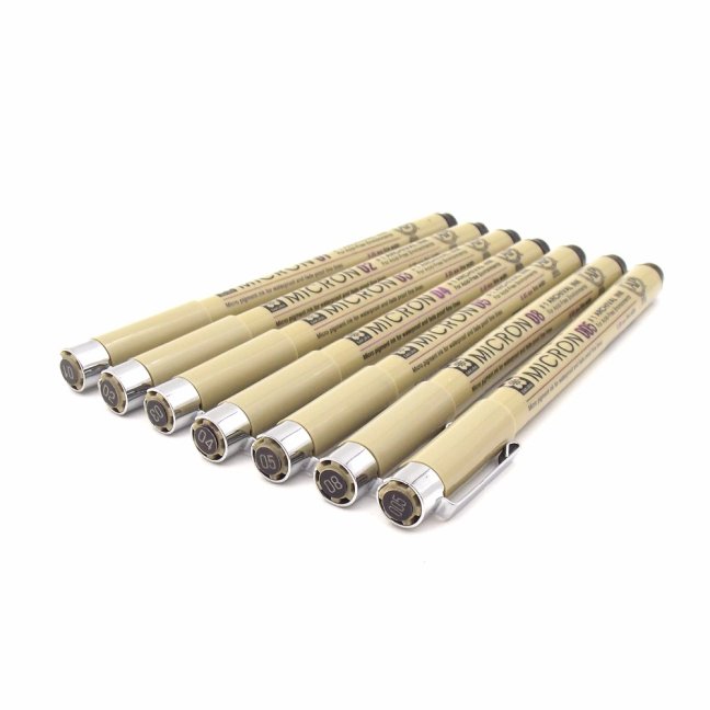 Penna tecnica SAKURA Pigma Micron® Seppia - scegli la dimensione della punta