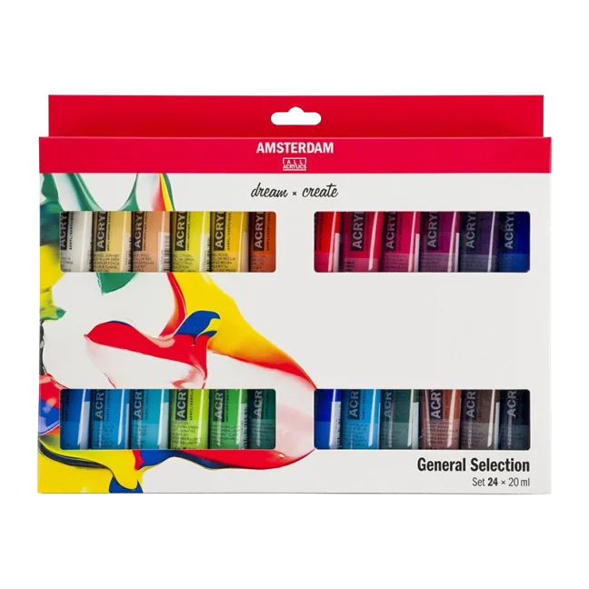 Amsterdam akril festékek - 24 x 20 ml készlet
