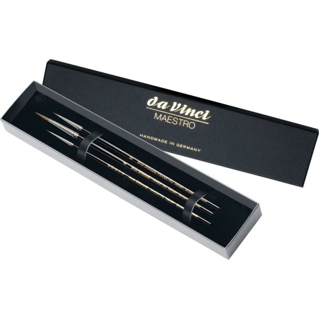 da Vinci MAESTRO – set akvarelnih kistova - 3 kom