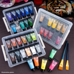 R&L Sada akrylových farieb v puzdre – 48 x 22 ml