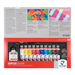 Akrylové farby Van Gogh - combi set 10 x 40 ml