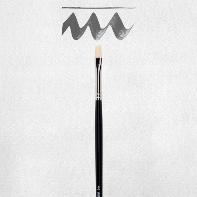 Amsterdam akril ecset - sorozat 600 – VÁLASSZA KI AZ ECSET MÉRETÉT - Válassza ki az Amsterdam ecset méretét: 6