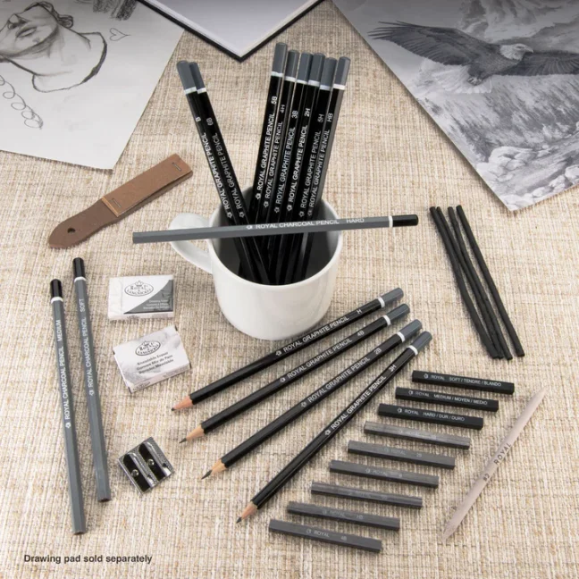 Set da disegno Royal Langnickel in scatola di plastica