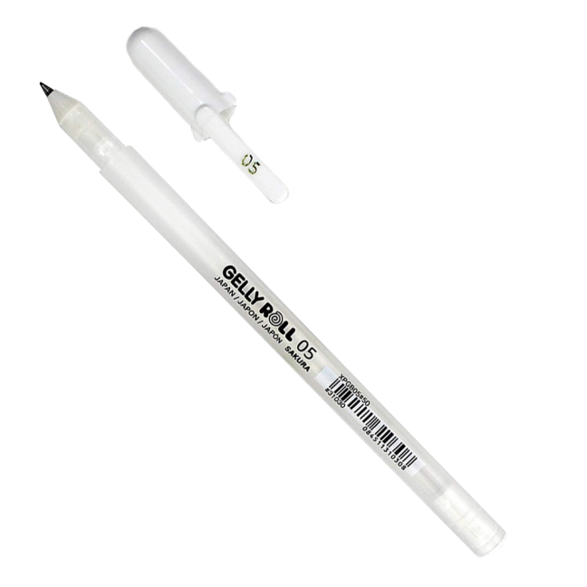 Sakura Gelly Roll penna gel bianca - scegli la dimensione