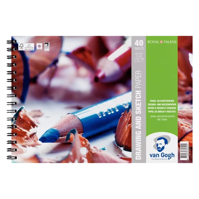 Blocco per disegno e schizzi Van Gogh 21x14,8cm (A5)