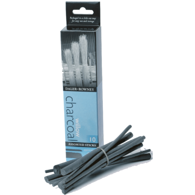 D&R carboncini di varie dimensioni 10 pezzi 2-10mm