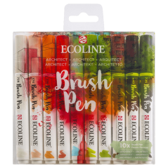 Pennarelli Acquerellabili Ecoline - set 10 pezzi - Architetto