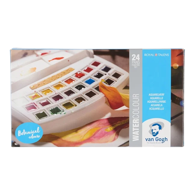 Van Gogh sada akvarelových farieb - 24 kalíškov Botanical