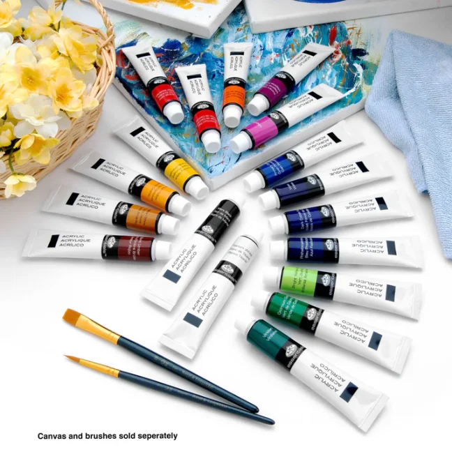 R&L Set akrilnih boja – 18 x 21 ml
