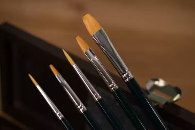 da Vinci NOVA – set di pennelli in cassetta di legno - 5 pz.