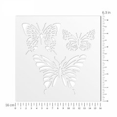 Stencil in pellicola - FARFALLE 2
