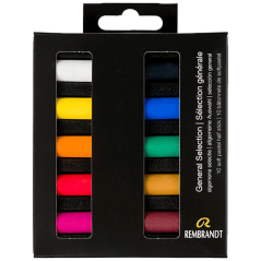 Suchý pastel REMBRANDT měkké - General Selection - sada 10 pol.pastelů