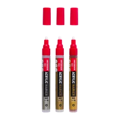 AMSTERDAM akril filctollak- Metallic set 3 x 4 mm