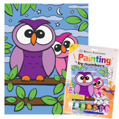R&L Számozott kifestő gyerekeknek – Owls