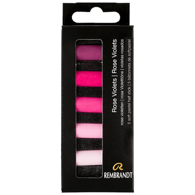 Pastello Secco REMBRANDT - Rose Violets - set di 5 mezzi pastelli
