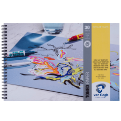 Carta colorata Van Gogh - Blu Oceano - A4, 120g, 30 fogli