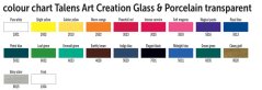 Culori pentru sticlă și porcelan ArtCreation - transparente - 30 ml