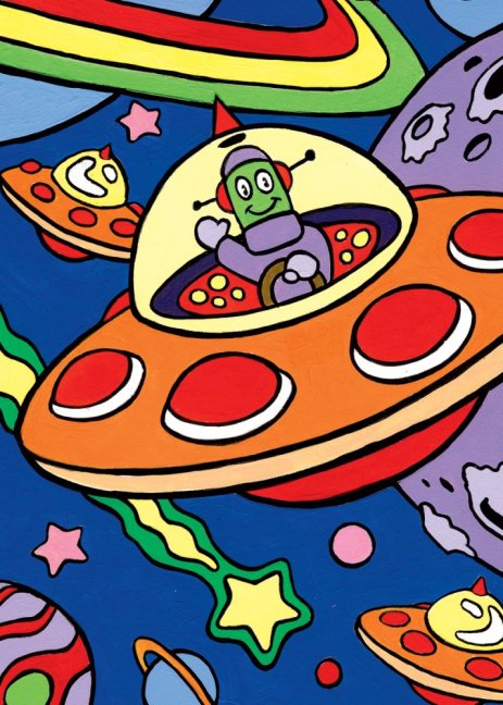 R&L Számozott kifestő gyerekeknek – Outerspace