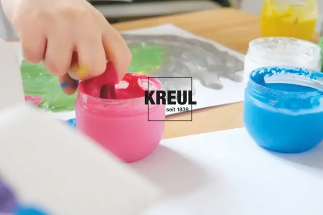 KREUL Sada prstových farieb MUCKI – 6 x 50 ml