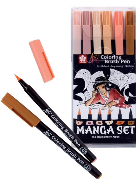 Sakura Manga Koi Pennarelli Creativi - set 6 pezzi