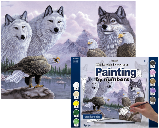 R&L Pittura con i numeri – Wolves & Eagles