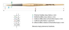 Štětce da Vinci DARTANA - 180