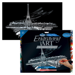 R&L Vyškrabovací obrázok – Eiffel Tower