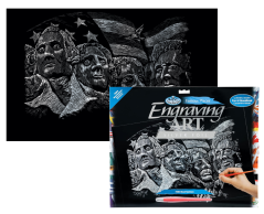 R&L Vyškrabovací obrázok – Mount Rushmore